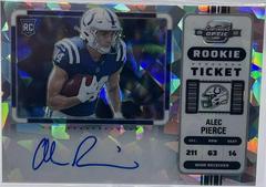 Alec Pierce [SP Variation Autograph Cracked Ice Ticket] #103V Football Cards 2022 Panini Contenders Prices