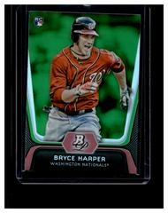 Bryce Harper [Emerald] Baseball Cards 2012 Bowman Platinum Prices