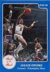 Julius Erving #6 Basketball Cards 1986 Star Best Of The Best Prices