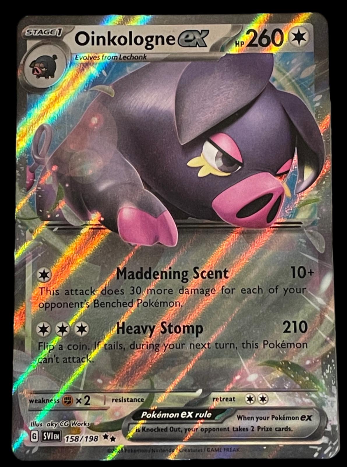 Pokemon Card Oinkologne Ex RR 068/078 – SV1S Scarlet Ex – Japanese – Holo Rare – Near Mint