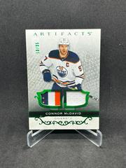 Connor McDavid [Material Emerald] #101 Hockey Cards 2021 Upper Deck Artifacts Prices