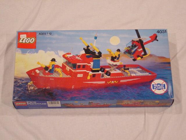 Fire Rescue #4031 LEGO Boat