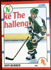 Don Barber #284 Hockey Cards 1990 Score Prices