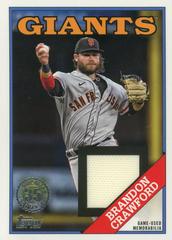 Brandon Crawford #88R-BC Baseball Cards 2023 Topps Series 1 1988 35th Anniversary Relics Prices