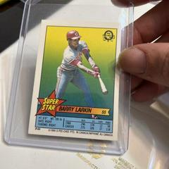 Barry Larkin Baseball Cards 1989 Topps Stickercards Blank Back Prices