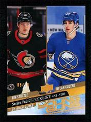 Tim Stutzle, Dylan Cozens [High Gloss] #500 Hockey Cards 2020 Upper Deck Prices