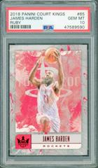 James Harden Ruby Basketball Cards 2018 Panini Court Kings Prices