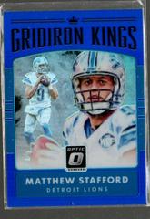 Matthew Stafford [Blue] #23 Football Cards 2016 Panini Donruss Optic Gridiron Kings Prices