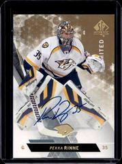 Pekka Rinne [Limited Autograph] #179 Hockey Cards 2013 SP Authentic Prices