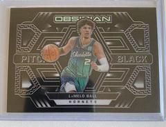 LaMelo Ball [Purple] #2 Basketball Cards 2021 Panini Obsidian Pitch Black Prices