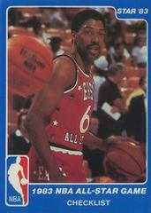Julius Erving Basketball Cards 1983 All Star Game Prices