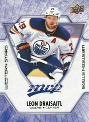 Leon Draisaitl #WS-5 Hockey Cards 2021 Upper Deck MVP Western Stars Prices