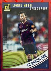 Lionel Messi [Press Proof Red] Soccer Cards 2018 Panini Donruss Prices