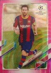 Lionel Messi [Pink] #1 Soccer Cards 2020 Topps Chrome UEFA Champions League Prices