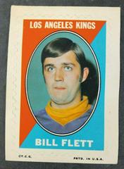 Bill Flett Hockey Cards 1970 Topps OPC Sticker Stamps Prices