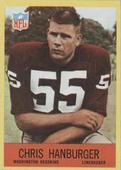 Chris Hanburger #183 Football Cards 1967 Philadelphia Prices