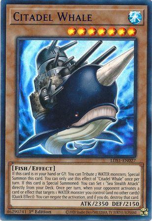 Citadel Whale [1st Edition] LDS1-EN027 YuGiOh Legendary Duelists: Season 1