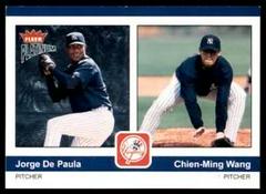 Jorge De Paula Chien-Ming Wang #200 Baseball Cards 2004 Fleer Platinum Prices