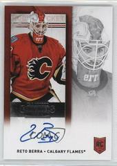 Reto Berra [Rookie Ticket Signature Patch] #243 Hockey Cards 2013 Panini Contenders Prices