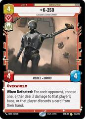 K-2SO #145 Star Wars Unlimited: Spark of Rebellion Prices
