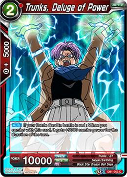 Trunks, Deluge of Power DB1-003 Dragon Ball Super Dragon Brawl