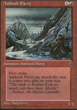 Ambush Party [Alternate Art] Magic Homelands