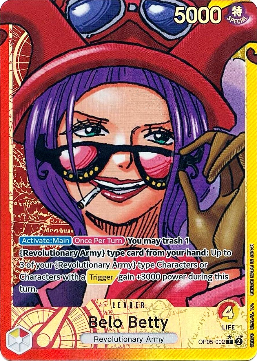 Belo Betty [Alternate Art] OP05-002 One Piece Awakening of the New Era