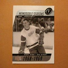 Mr. Hockey #187 Hockey Cards 2002 Upper Deck Prices