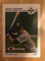 Rusty Crockett #130 Baseball Cards 1991 Impel Line Drive Pre Rookie AA Prices