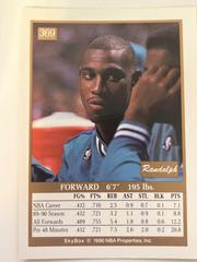 Card Back  | Randolph Keys Basketball Cards 1990 Skybox