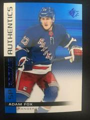 Adam Fox #129 Hockey Cards 2019 SP Prices