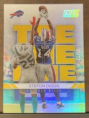 Stefon Diggs [Gold Zone] Football Cards 2022 Panini Score Toe the Line Prices
