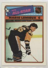 Mario Lemieux #2 Hockey Cards 1988 Topps Stickers Prices
