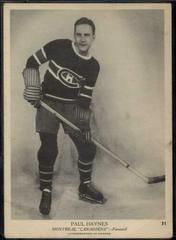 Paul Haynes Hockey Cards 1939 O-Pee-Chee V301-1 Prices