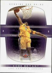 Kobe Bryant #31 Basketball Cards 2004 Fleer Genuine Prices