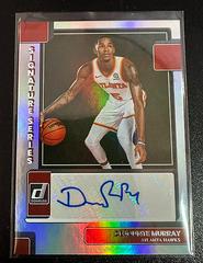 Dejounte Murray #SS-DJU Basketball Cards 2022 Panini Donruss Signature Series Prices