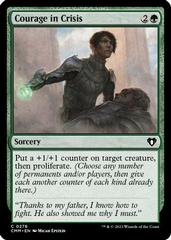 Courage in Crisis #278 Magic Commander Masters Prices