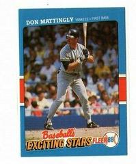 Don Mattingly Baseball Cards 1988 Fleer Exciting Stars Prices