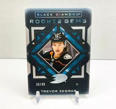 Trevor Zegras [Spectrum] Hockey Cards 2021 Upper Deck Black Diamond Rookie Gems Prices