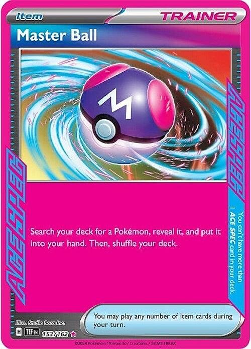 Master Ball [Reverse Holo] #153 Prices | Pokemon Temporal Forces ...