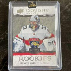 Spencer Knight #R-SK Hockey Cards 2021 Upper Deck Black Diamond Exquisite Collection Rookies Prices