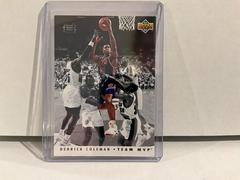 Derrick Coleman #TM18 Basketball Cards 1992 Upper Deck Team MVP's Prices