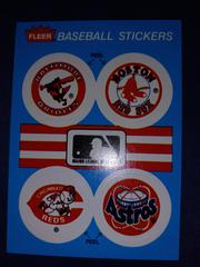 Orioles, Red Sox, Reds, Astros Baseball Cards 1989 Fleer Baseball Stickers Prices