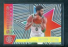 Jayson Tatum [Asia Red Yellow] #7 Basketball Cards 2020 Panini Illusions Shining Stars Prices