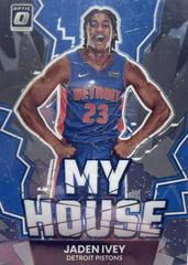 Jaden Ivey #9 Basketball Cards 2022 Panini Donruss Optic My House Prices