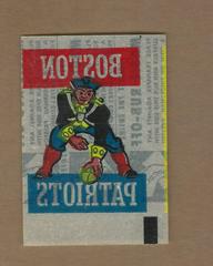 Boston Patriots Football Cards 1965 Topps Rub Offs Prices