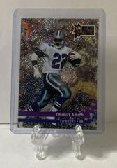 Emmitt Smith [Promo 50 Stripe] Football Cards 1992 Wild Card Stat Smashers Prices