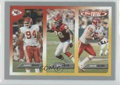 Junior Siavii, Eric Hicks, Jared Allen [Silver] #15 Football Cards 2005 Topps Total Prices