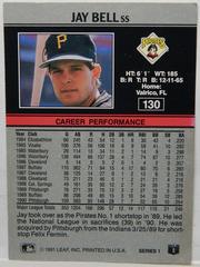 Jay Bell 130 | Jay Bell Baseball Cards 1991 Leaf