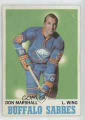 Don Marshall #129 Hockey Cards 1970 Topps Prices